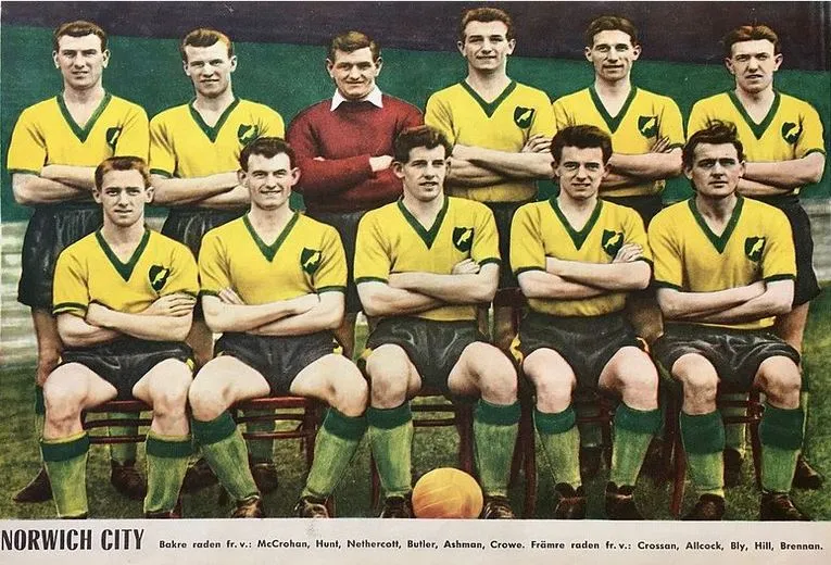 Hình ảnh lịch sử của Câu lạc bộ Norwich City FC, khắc ghi hành trình hơn một thế kỷ chinh phục bóng đá Anh