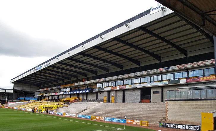 Khán đài BGC tại Vale Park, một trong những khu vực nhộn nhịp của các CĐV Port Vale