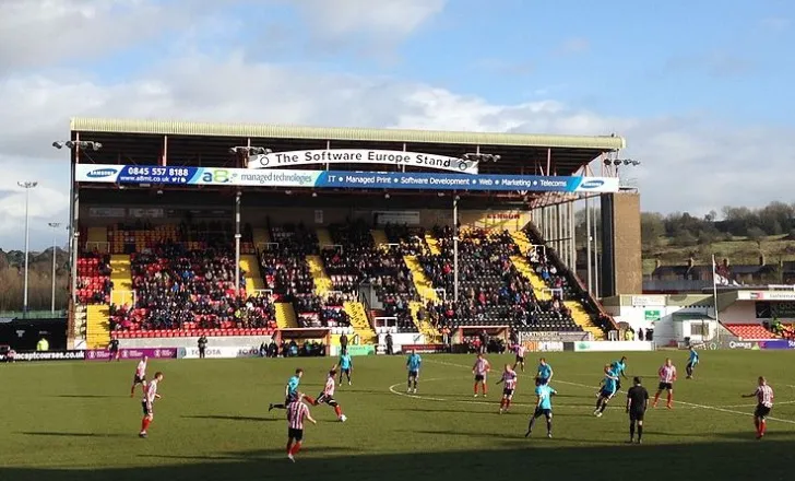 Khán đài The Software Europe Stand tại sân Sincil Bank