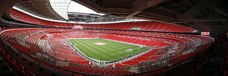 Sơ đồ tổng quan về các khu vực và cấp độ khán đài tại sân vận động Wembley