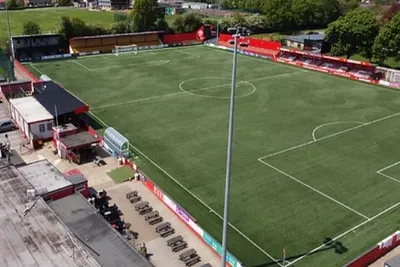 Toàn cảnh Sân vận động Vauxhall Road của Hemel Hempstead Town FC